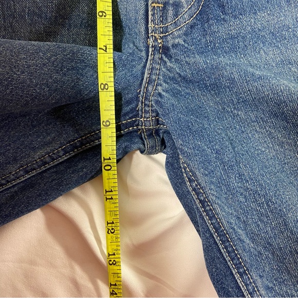 Lucky Brand Women’s Jeans Size 6 Boy Mid Rise Relaxed Dark Wash Button Fly - Picture 6 of 11